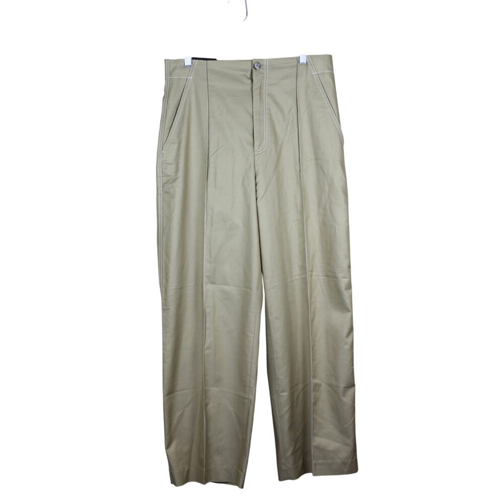 NWT‎ Banana Republic Light Brown Ultra High Rise Straight To Ankle Pants Size 12